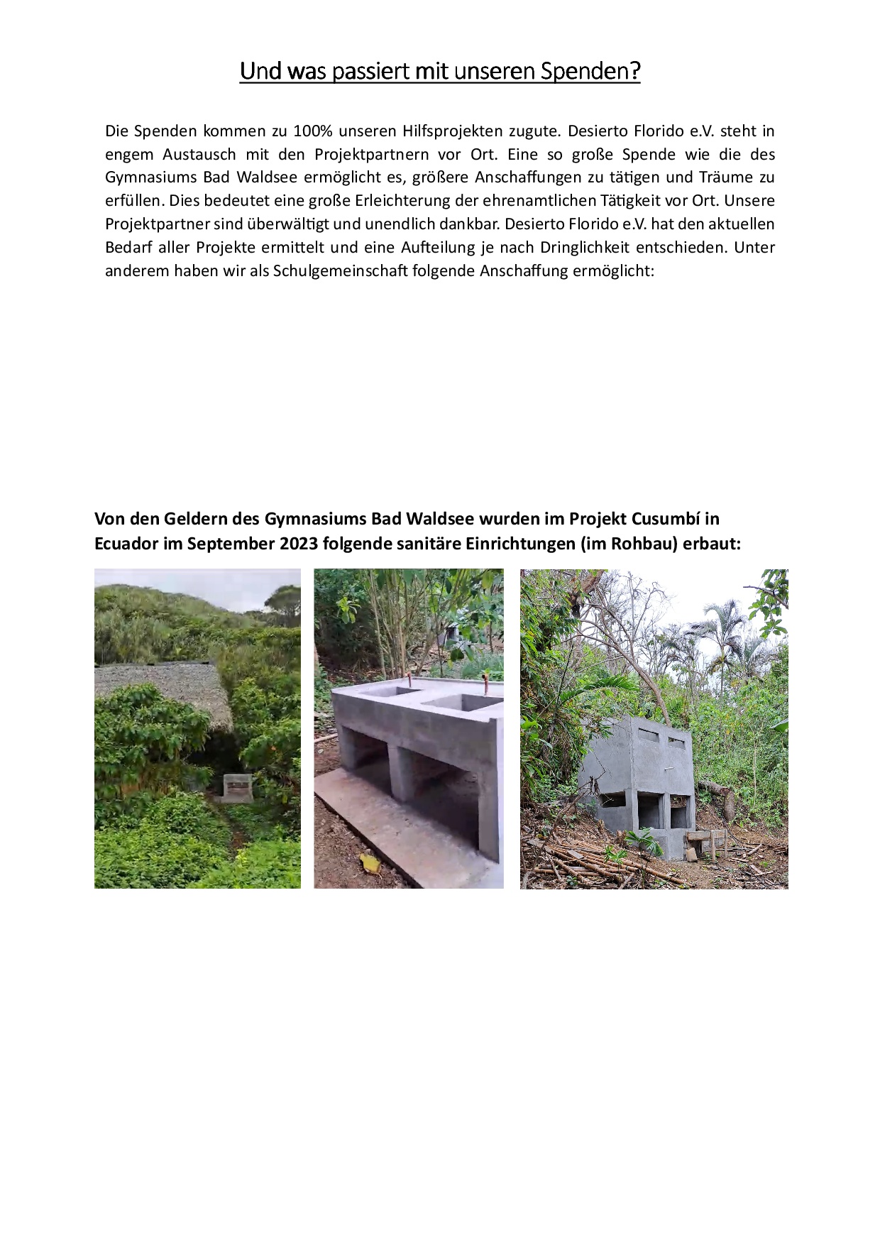 Ecuador Cusumbí Charity LaufMitmachen Ehrensache 2023 0001